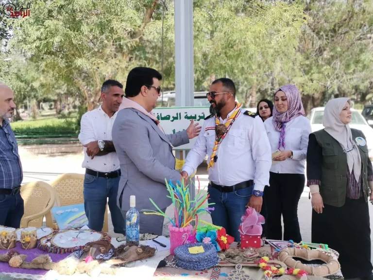 البيىة تنظم مخيما كشفيا على حدائق الزوراء